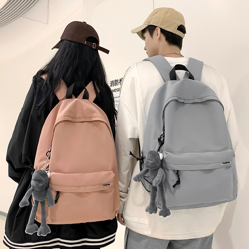 高校生 リュック カジュアル通学リュック ぬいぐるみ付き
