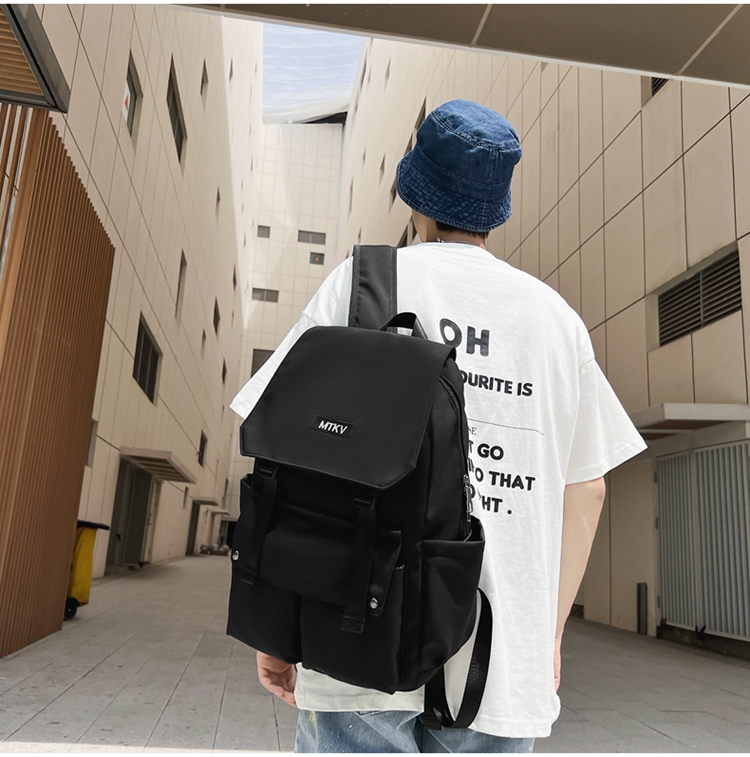 高校生 リュック スクエアフラップ 通学リュック