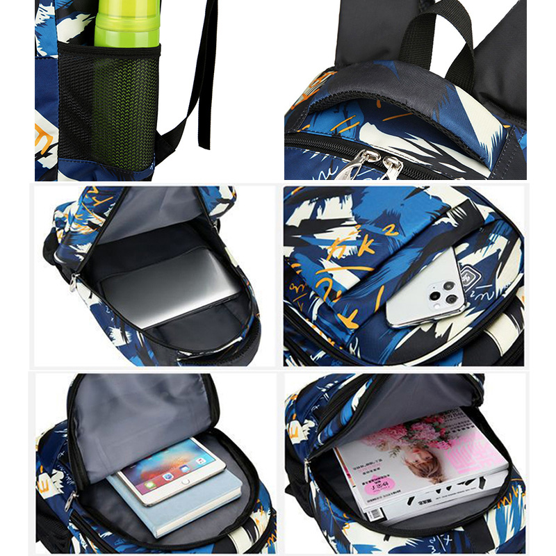 高校生 リュック 高校生向け迷彩柄大容量リュック多機能バッグ