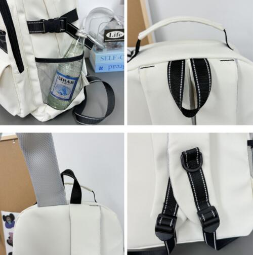 高校生 リュック 高校生向け多機能リュック 透明ポケット付き背負い鞄