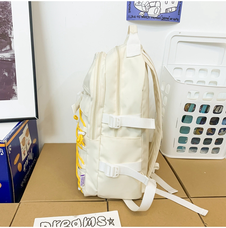 高校生 リュック ストラップ編み込み多機能リュック