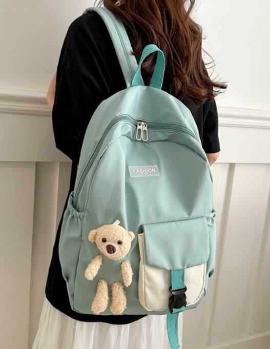 高校生 リュック 高校生向けくま付きおしゃれリュックサック