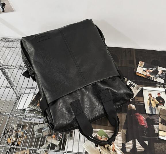 高校生 リュック 高校生向け合皮リュック 大容量通学バッグ