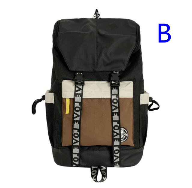 高校生 リュック 大容量多色切替リュック 男女兼用通学バッグ