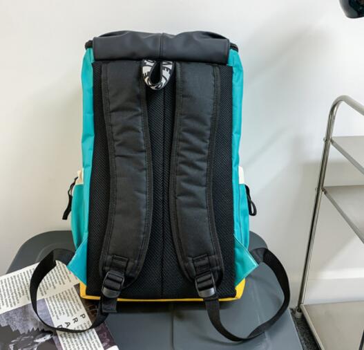 高校生 リュック 大容量多色切替リュック 男女兼用通学バッグ