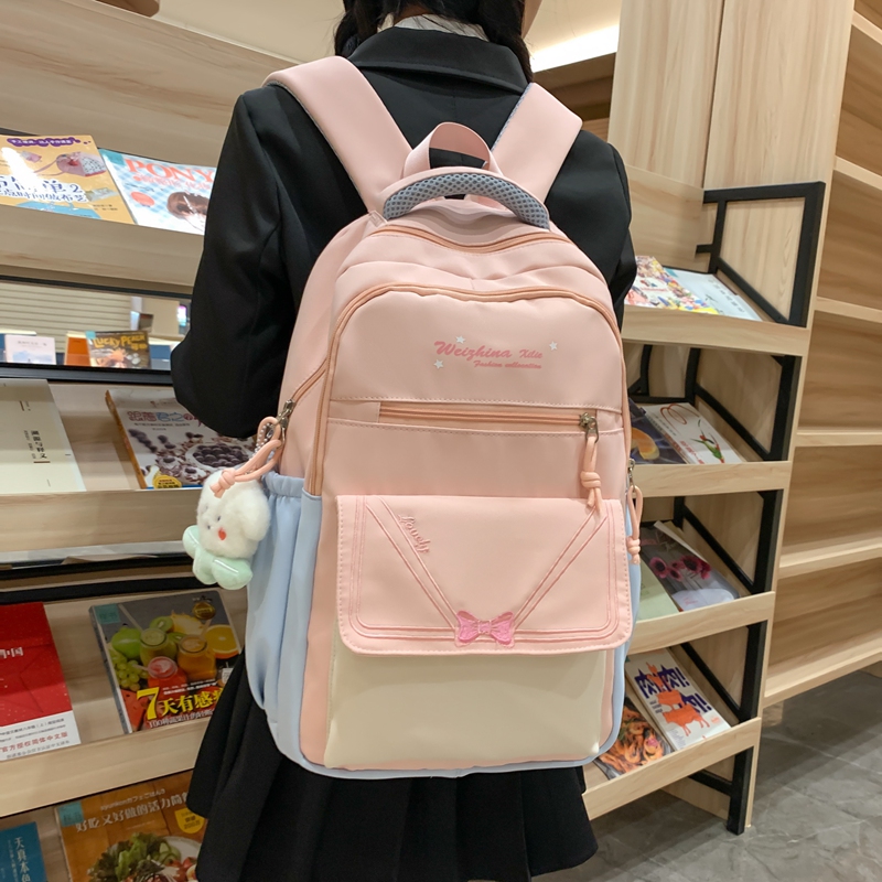 高校生 リュック リボンポケット学生リュック