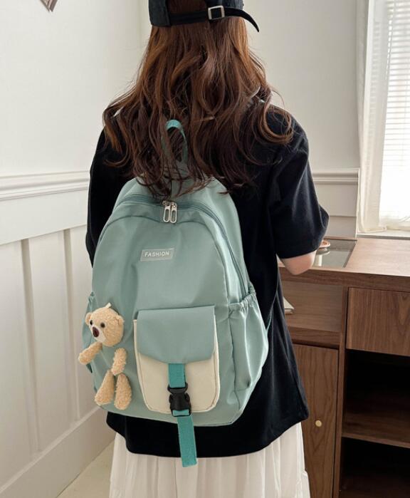 高校生 リュック 高校生向けくま付きおしゃれリュックサック