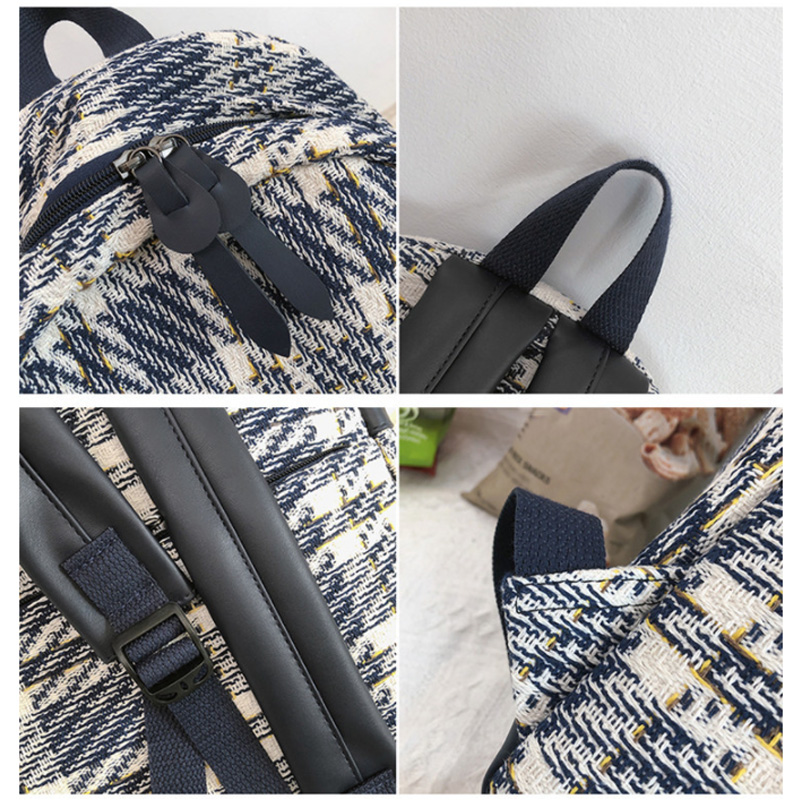 高校生 リュック 大容量チェック柄リュック 高校生通学用軽量バッグ