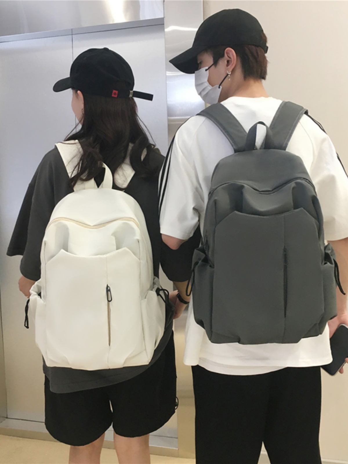 高校生 リュック シンプル通学バックパック