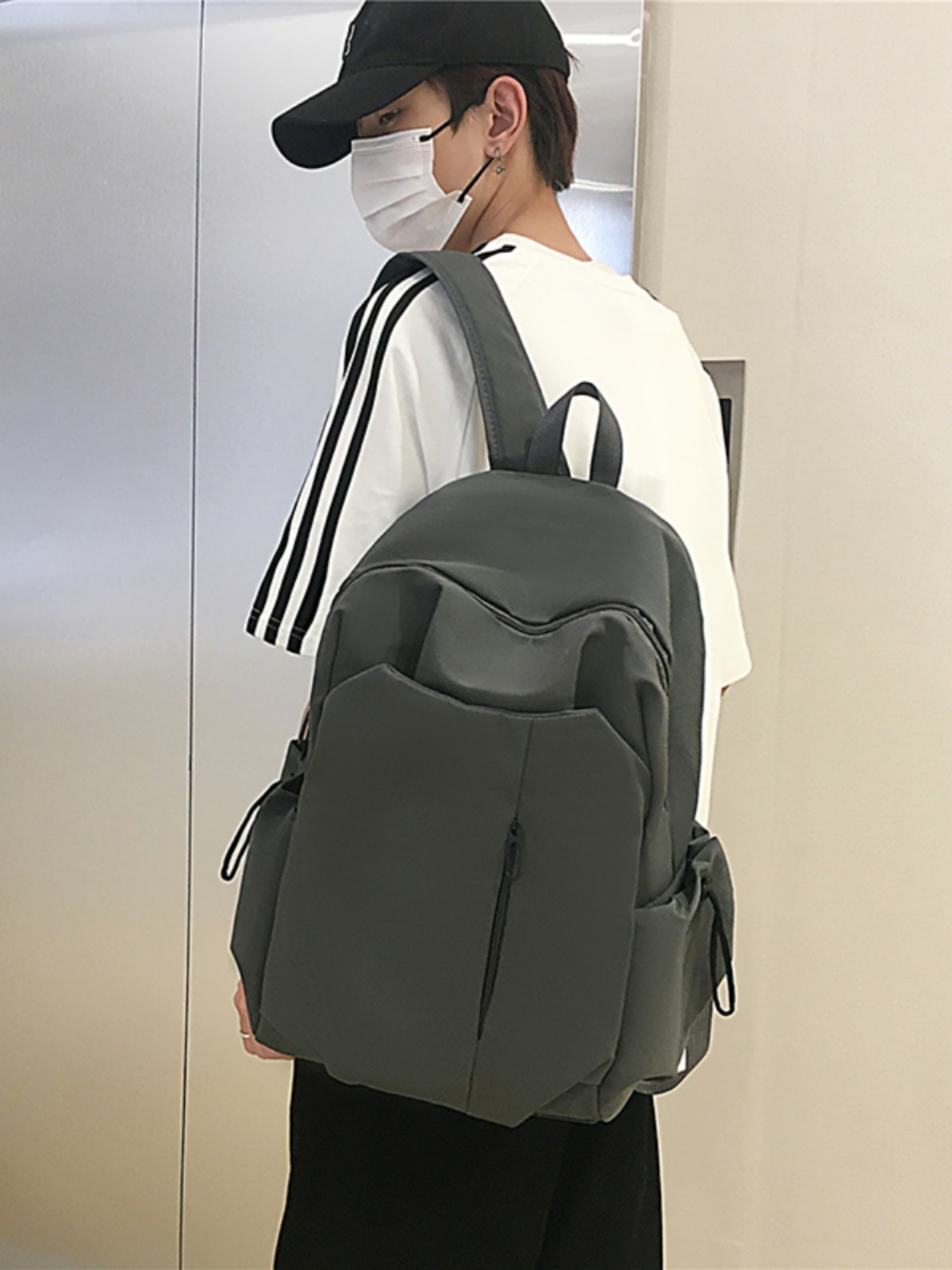 高校生 リュック シンプル通学バックパック
