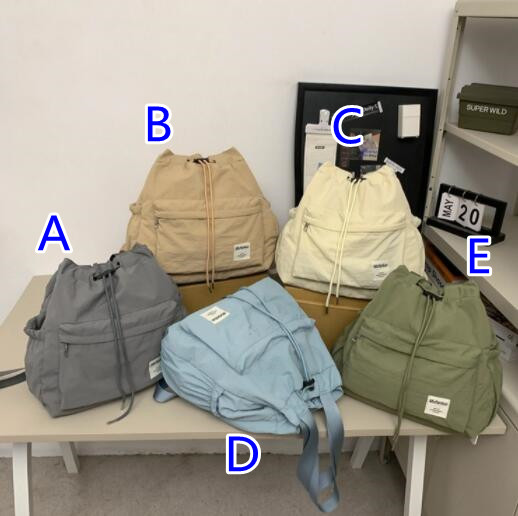 高校生 リュック 女子高生向け巾着型リュック 通学用バックパック