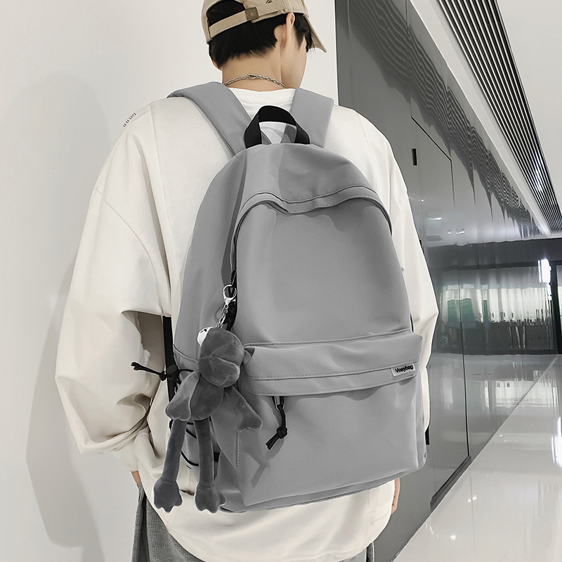 高校生 リュック カジュアル通学リュック ぬいぐるみ付き