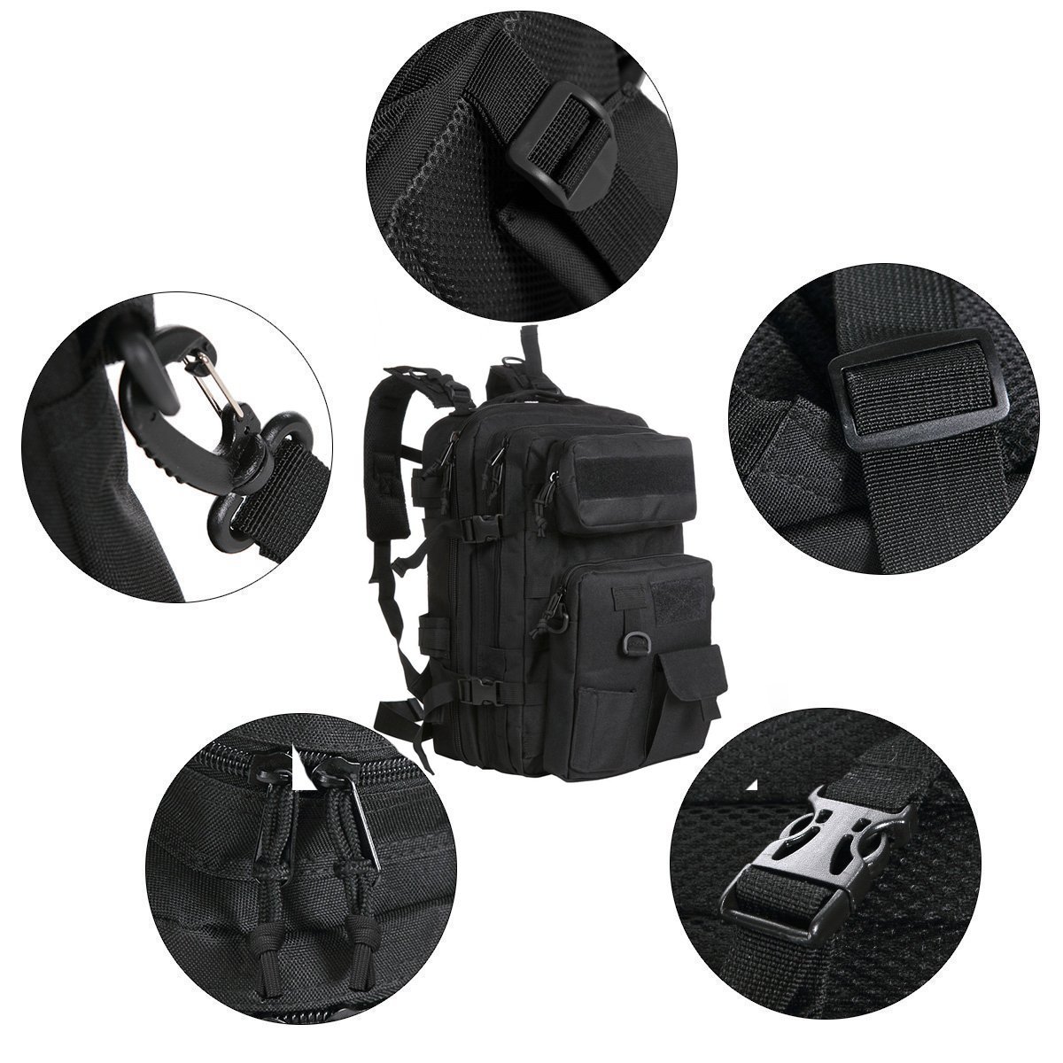  通学 多機能ミリタリー大容量バックパック