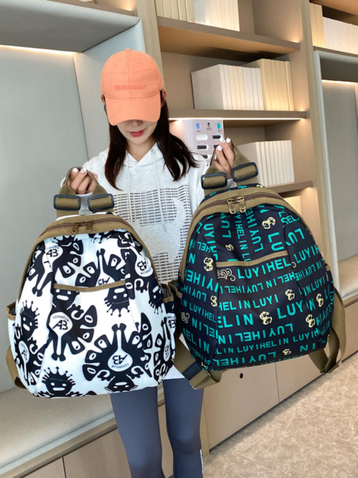 バックパック 芸術的デザイン旅行リュック