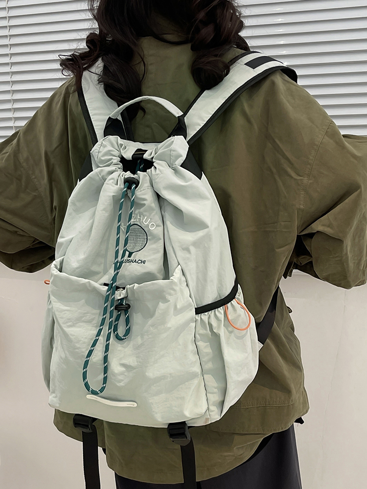 バックパック 軽量ランニング巾着バックパック