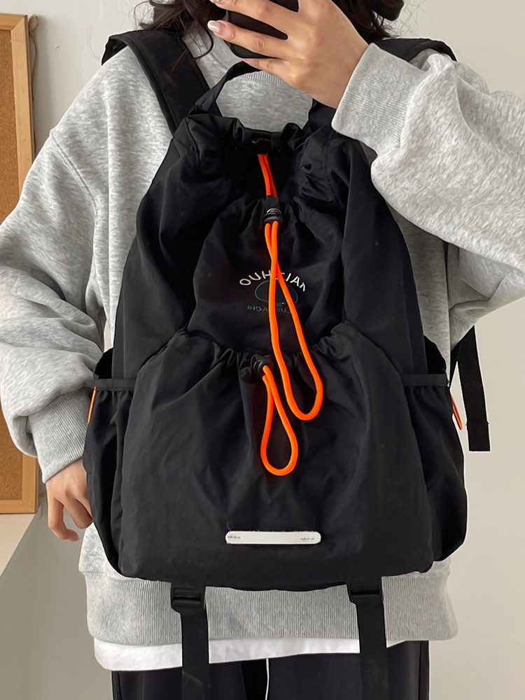 バックパック 軽量ランニング巾着バックパック