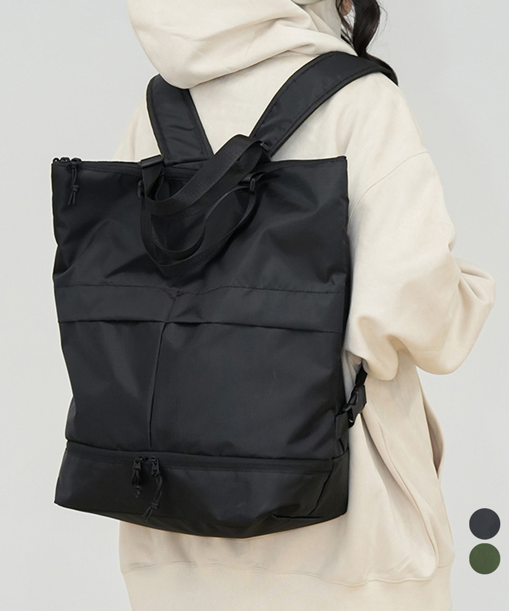 キャンプ用大容量バックパック 三通り使える多機能鞄