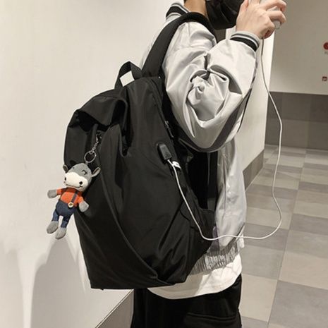 バックパック シンプル大容量スクールバックパック