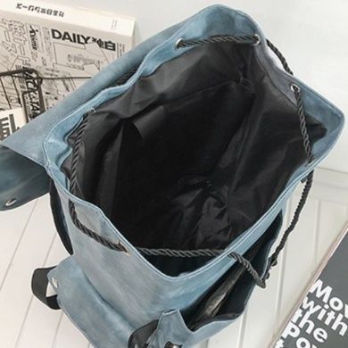 バックパック フラップ式本革リュック