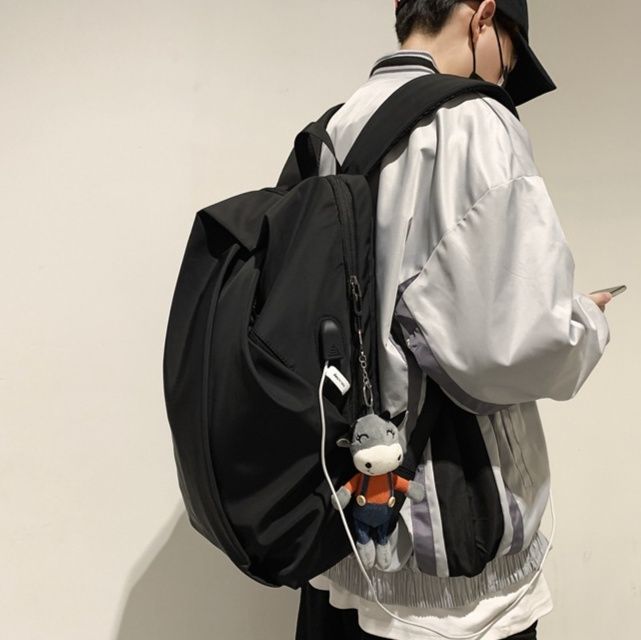 バックパック シンプル大容量スクールバックパック