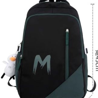 バックパック 可愛い牛のマスコット付き多機能学生用背負い鞄