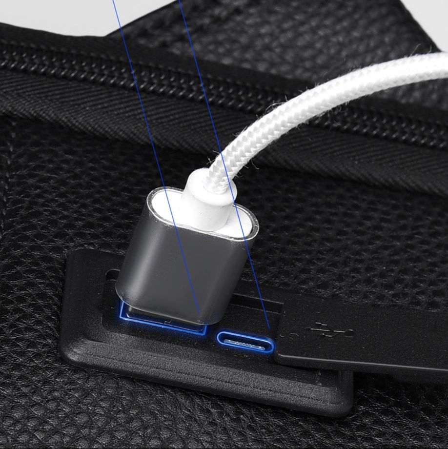  高級本革製多機能ビジネスバックパック