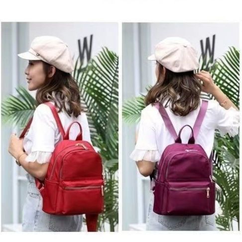 軽量ナイロン多機能ポケット付きバックパック