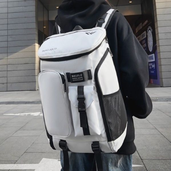 バックパック 大容量多機能ポケット付き通学用バックパック