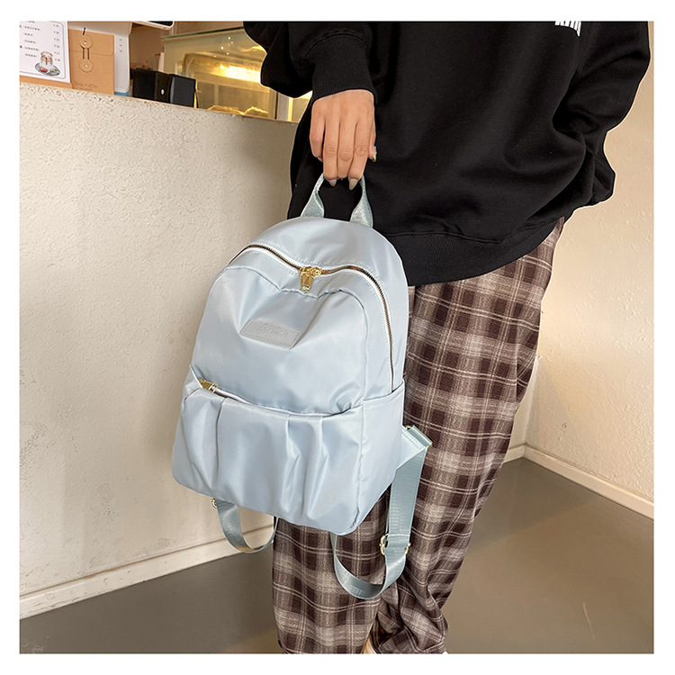 バックパック シンプルポケット通学リュック