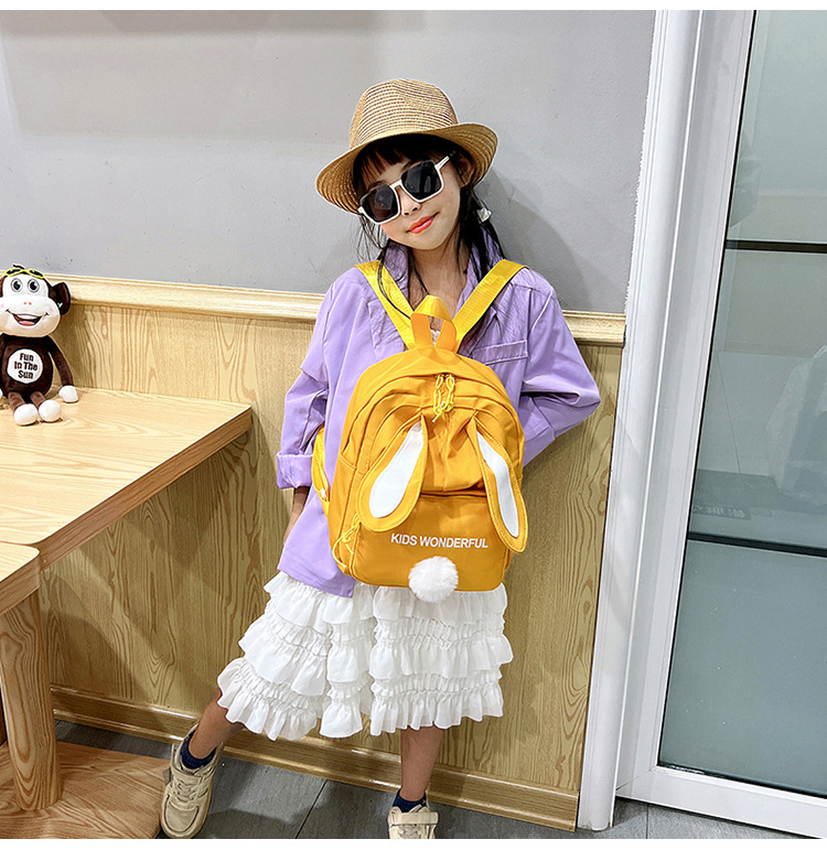 バックパック うさぎ耳デザイン子供用通学リュックサック