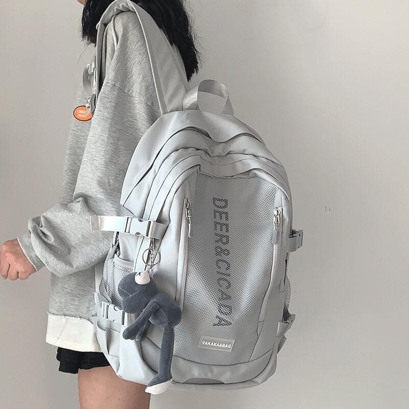 バックパック メッシュデザイン スクールバッグ