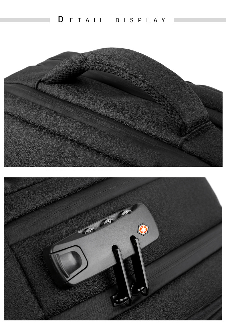 バックパック 男性用通勤撥水大容量多機能仕分け