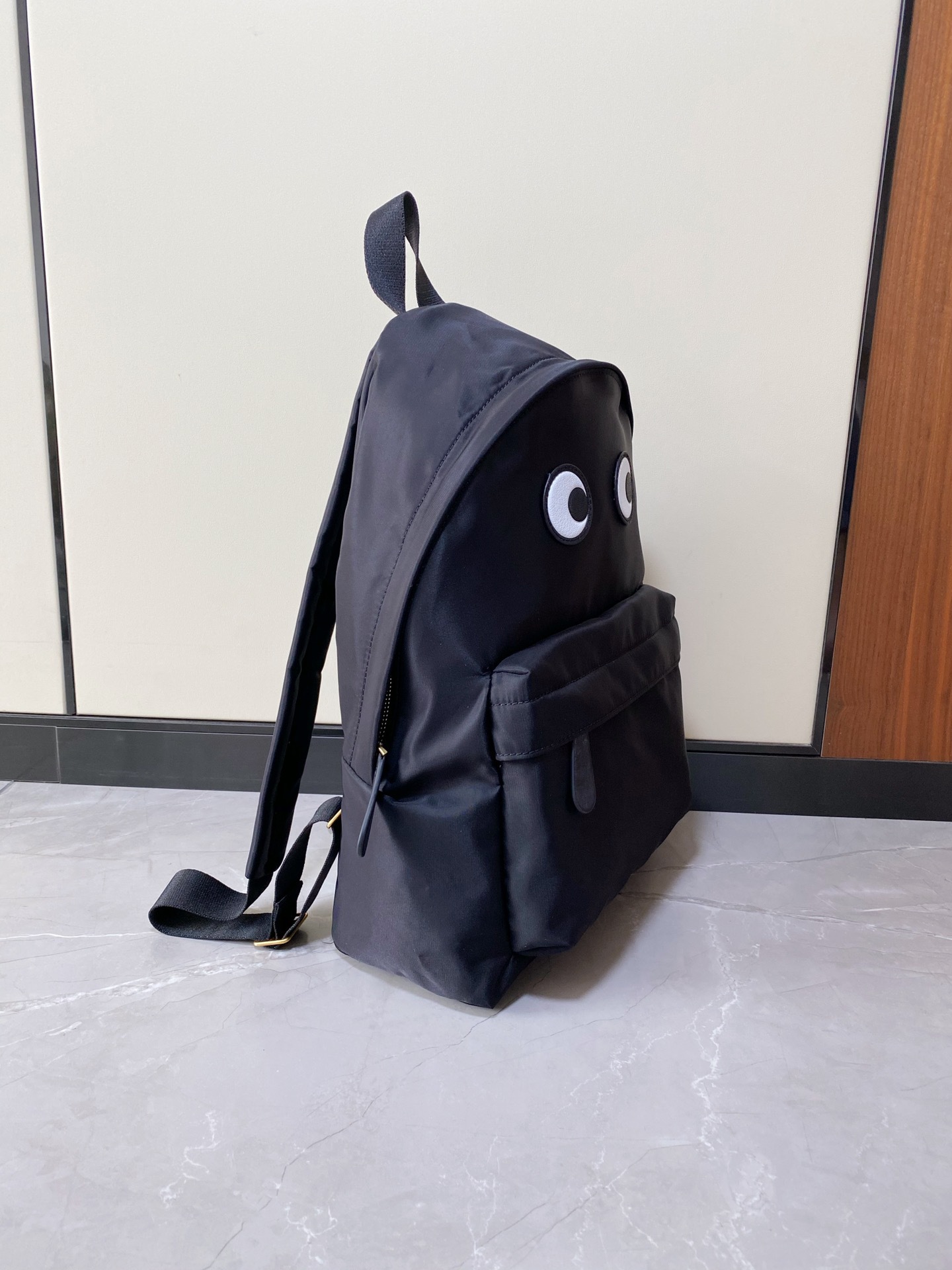 バックパック 目玉デザイン付き軽量ナイロン製通学用鞄