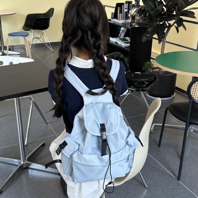 バックパック シンプル多ポケット学生リュック