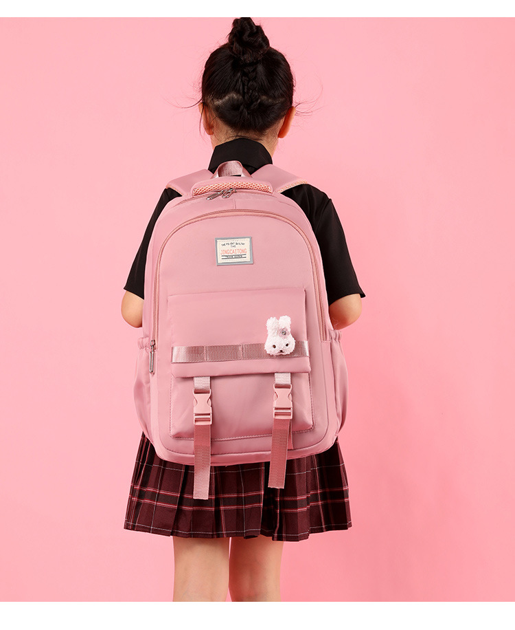 バックパック うさぎチャーム付き多機能リュック