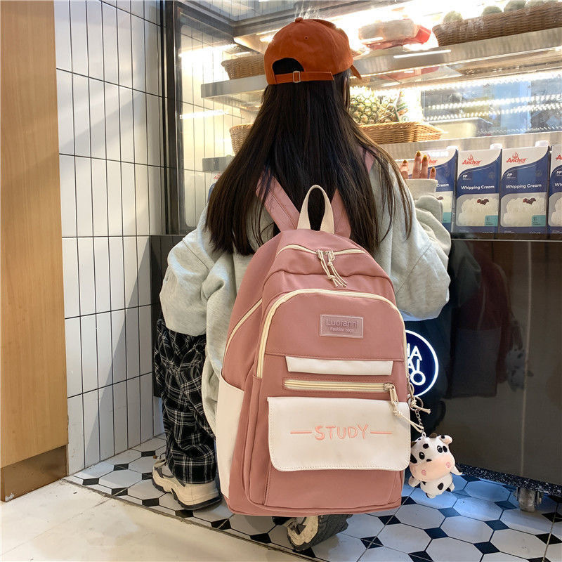 バックパック 通学 多機能ポケット付き学生リュック