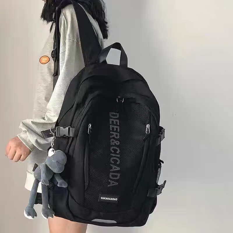 バックパック メッシュデザイン スクールバッグ