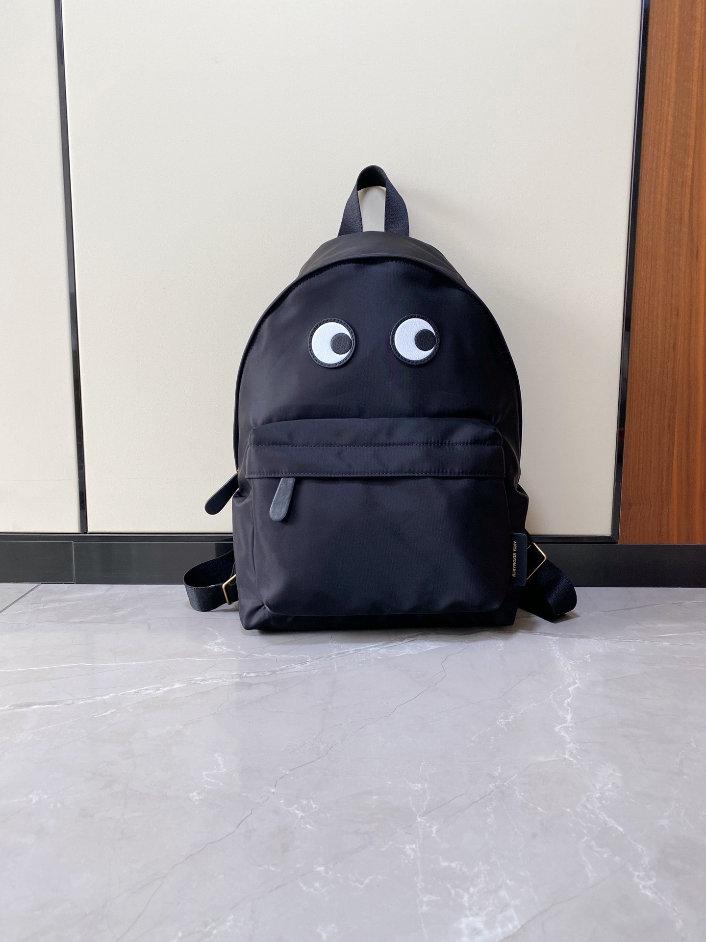 バックパック 目玉デザイン付き軽量ナイロン製通学用鞄