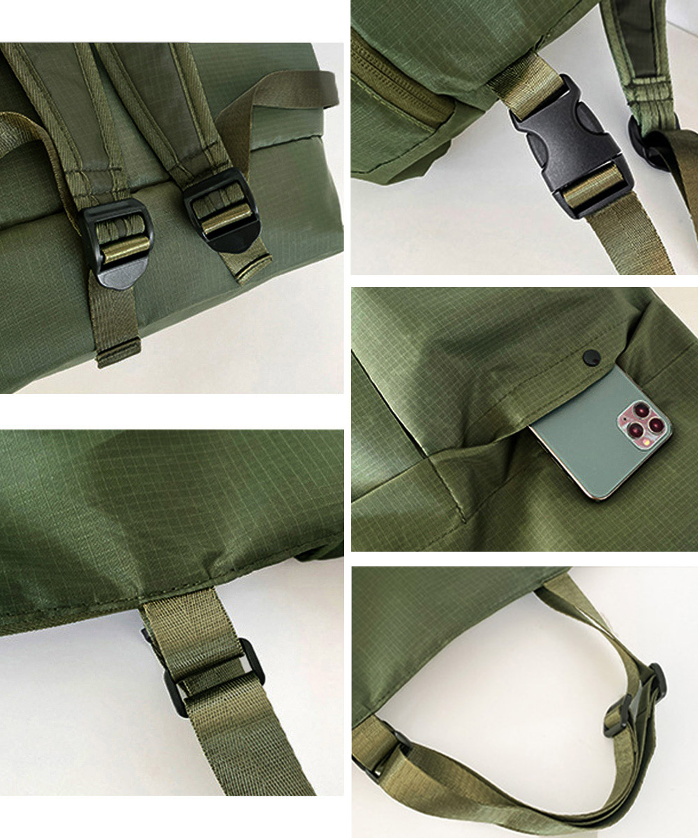 キャンプ用大容量バックパック 三通り使える多機能鞄