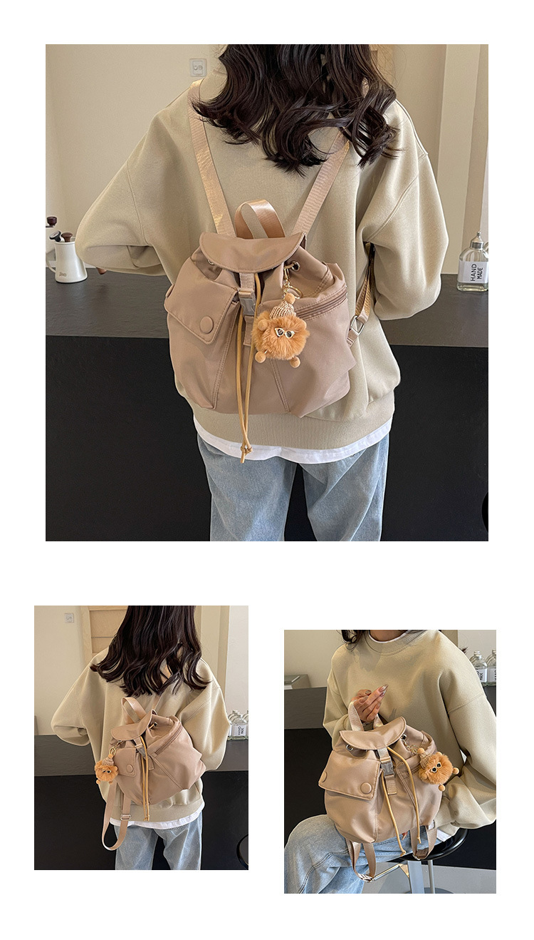 ナイロンバッグ お出かけ楽チン巾着リュック