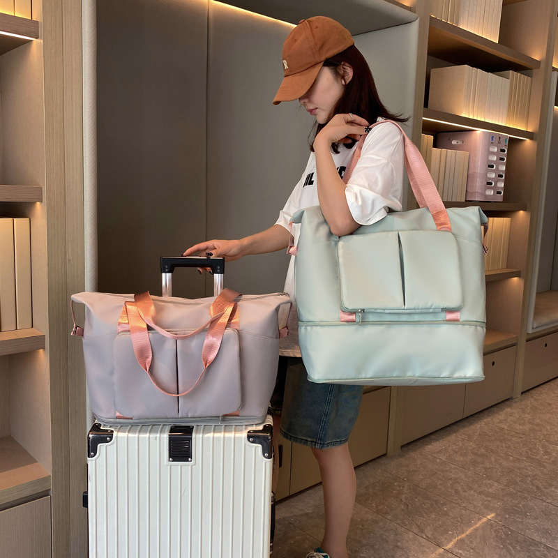 ナイロンバッグ 旅行用キャリーオントートバッグ