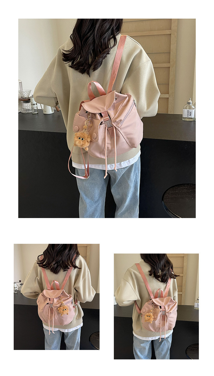ナイロンバッグ お出かけ楽チン巾着リュック