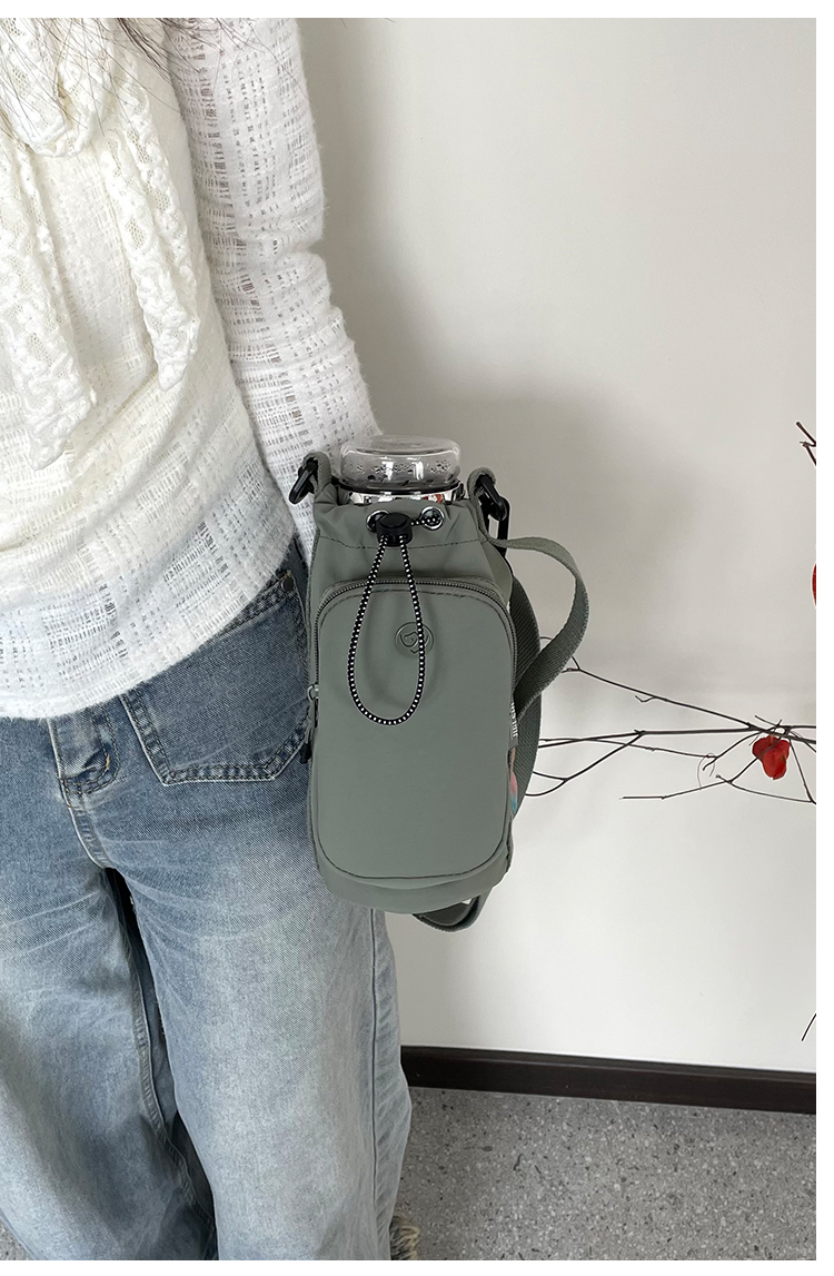 ショルダーバッグレディース コンパクト巾着ミニショルダー