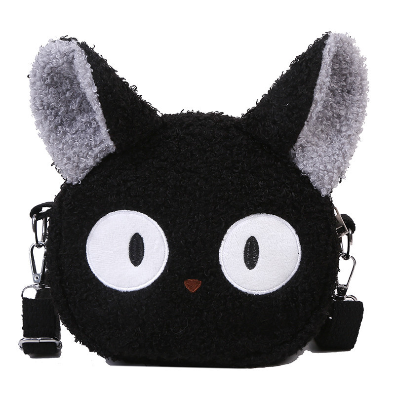 ショルダーバッグレディース もこもこ動物顔ファーショルダー