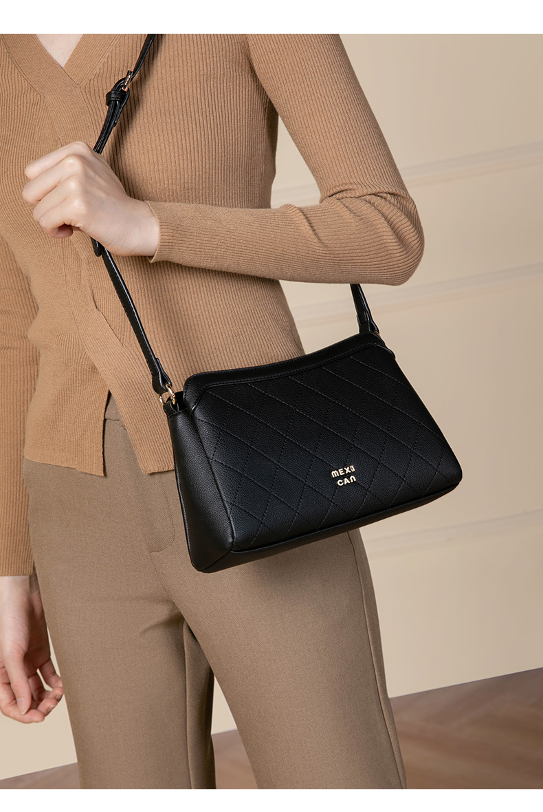 ショルダーバッグレディース 上品菱格紋キルティングショルダー