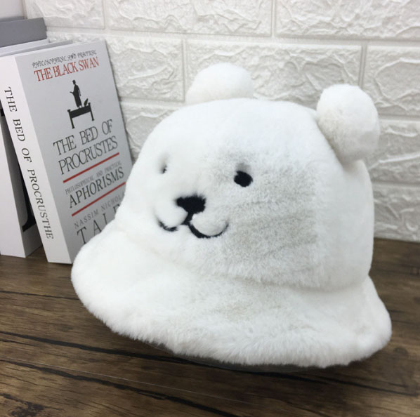 バケットハット レディース もこもこファー クマ耳バケットハット 保温帽子