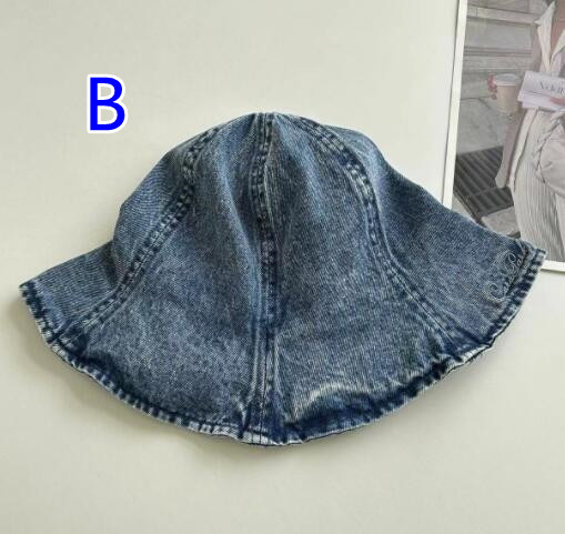 バケットハット デニム帽子 小顔効果 紫外線対策 つば広バケット帽