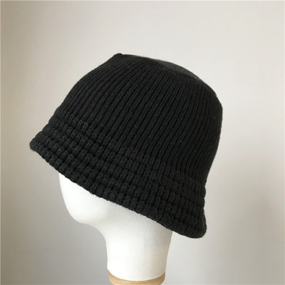 バケットハット 編み物ニット帽子 バケットハット 女性用 韓国風ファッション 女性用 秋冬 全5色