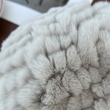 バケットハット もこもこ質感のふわふわバケットハット