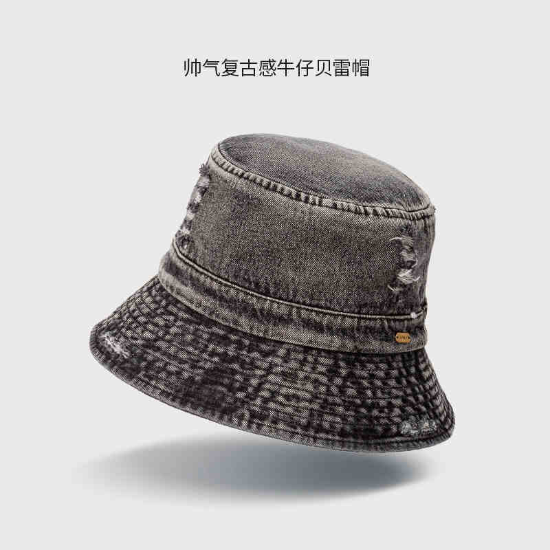 バケットハット 風合い豊かな味わいデニムバケット